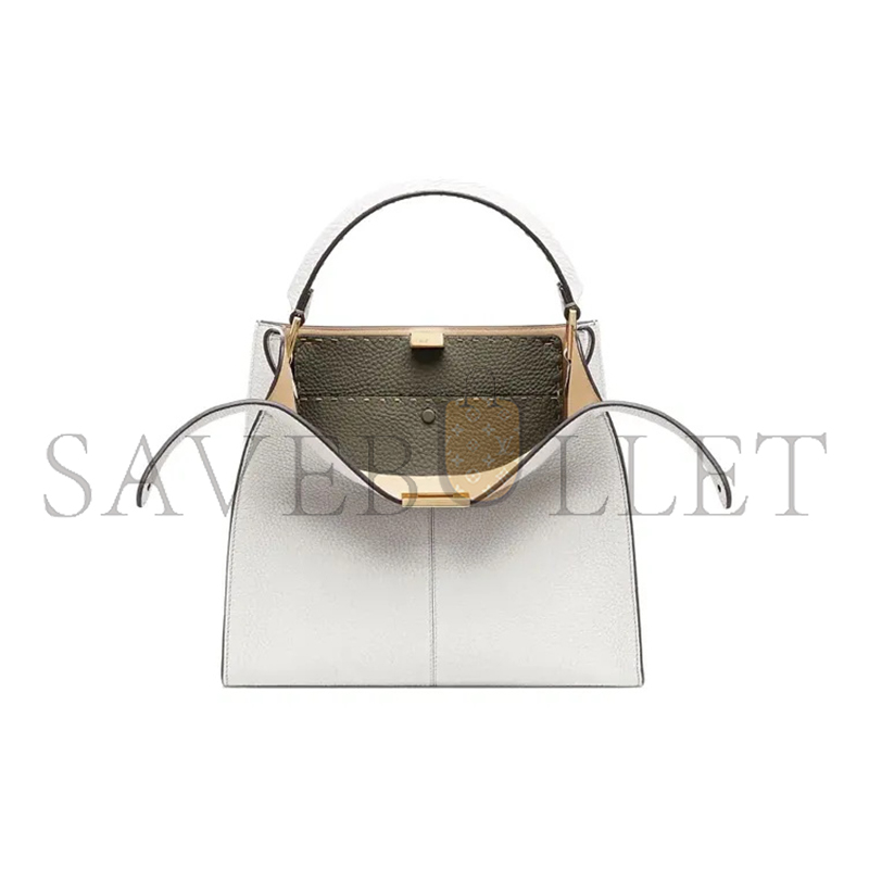 F**di peekaboo x-lite medium tote shoulder bag 8bn310smtf1bza (30*25*14cm)